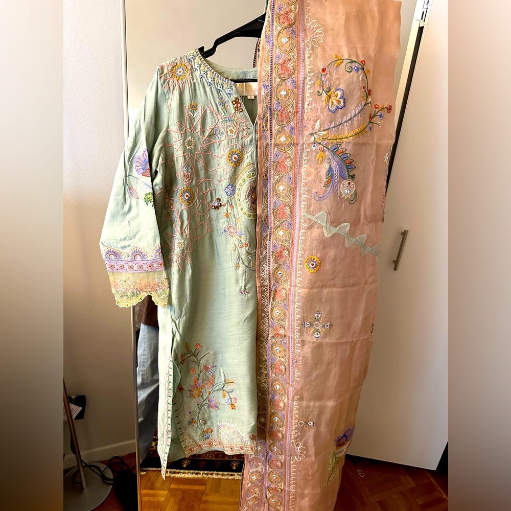 Misha Lakhani Eid Outfit Alisha Kurta with Dupatta